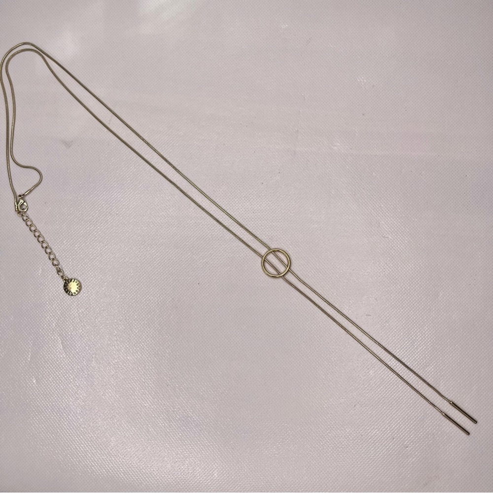 BCBGENERATION Long Gold Tone Necklace